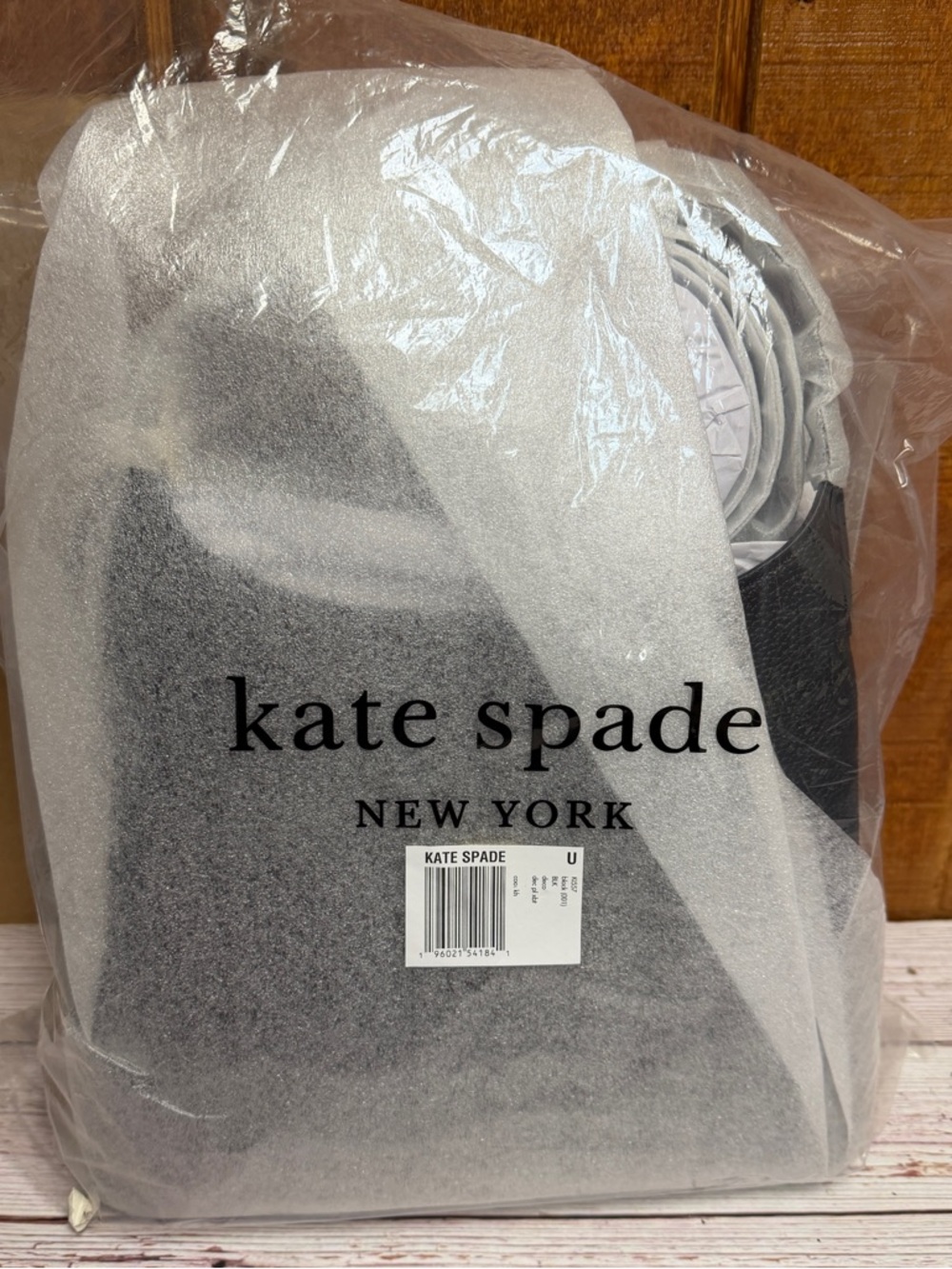 kate spade new york Deco Pebbled Leather Crossbody Tote - Black - Picture 11 of 11